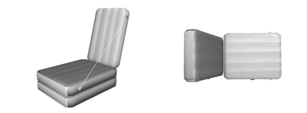 Крісло надувне капітана